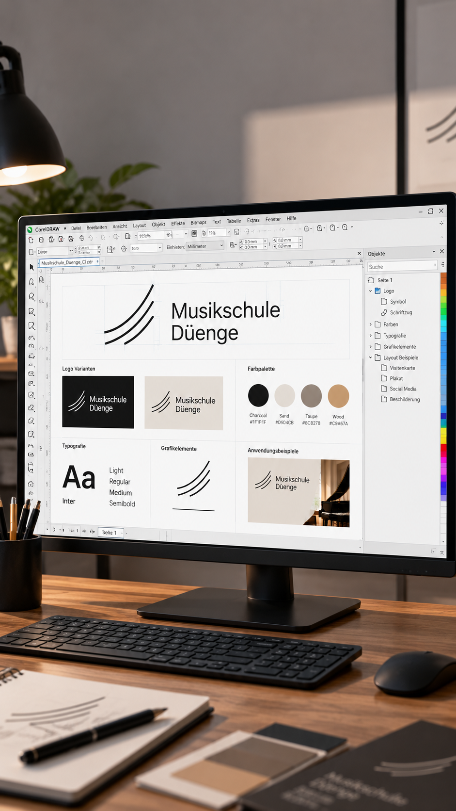 Sample image visual identity